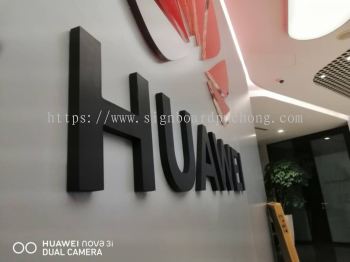 huawei pvc cut out 3d lettering logo indoor signage sigboard at klang kuala lumpur shah alam puchong kepong damansara  subang jaya kota damansara