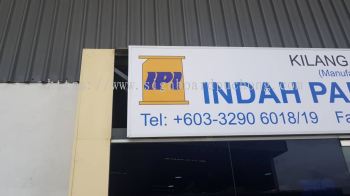 indah paper kilang factory gi metal signage signboard at klang kuala lumpur shah alam puchong kepong suang jaya kota kemuning damansara