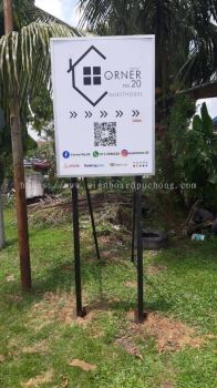 corner guest house road side metal gi signage signboard at klang kuala lumpur shah alam puchong kepong subang 