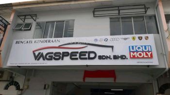 vagspeed vehicle shop 3d box up lettering signage signboard at kepong damansara subang jaya shah alam