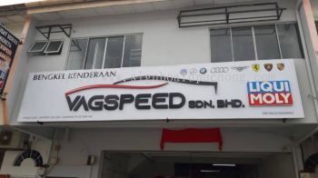 vagspeed vehicle shop 3d box up lettering signage signboard at kepong damansara subang jaya shah alam