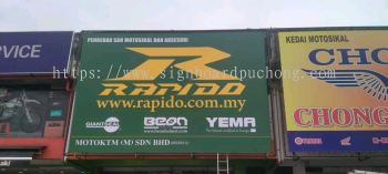 rapido zig zig fabric billboard signage signboard at kepong damansara subang jaya kuala lumpur shah alam