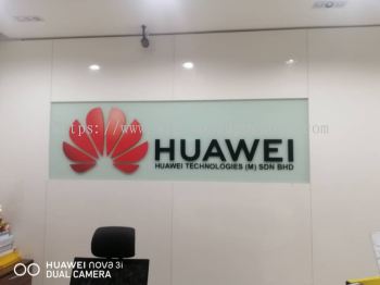 huawei 3d pvc cut out lettering logo indoor signage signboard at shah alam kuala lumpur puchong kepong damansara subang jaya 