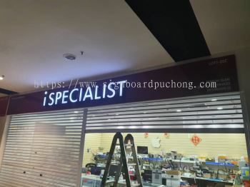 aluminium box up 3d led frontlit channel lettering logo at subang jaya sunway pyramid kuala lumpur cheras kuala lumpur 