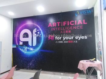 vista eye indoor wallpaper printing signage signboard at klang kuala lumpur shah alam puchong damansara kepong subang jaya 