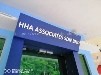 hha asaociates pvc cut out 3d lettering logo signage signboard at klang kuala lumpur shah alam puchong damansara