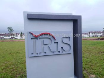 iris pvc cut out 3d signage signboard at klang damansara subang jaya shah alam