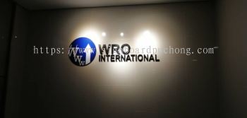 wro international pvc cut out 3d lettering indoor signage signboard at kepong cheras shah alam kuchai lama damansara