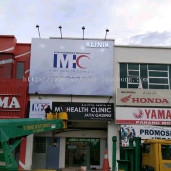 my health clinic 3d led frontlit billboard signage signboard at jaya gading