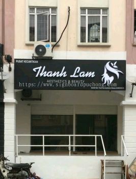 thanh lam 3d box up led frontlit lettering logo signage signboard at klang 