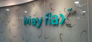 mayflax 3d pvc cut out lettering logo indoor signage at petaling jaya selangor