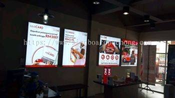 red one fabric lightbox indoor signage signboard at kepong damansara subang jaya shah alam