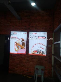 red one fabric lightbox indoor signage signboard at kepong damansara subang usj klang 