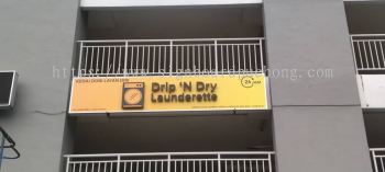 drip n dry 3d eg box up led backlit lettering logo signage signboard at subang jaya selangor