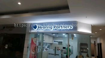 hearing partners eg box up 3d led backlit lettering signage signboard at amcorp mall 