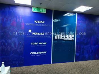 indoor office wallpaper printing sticker 