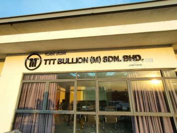 TTT bullion 3d PVC cut out 3d lettering signage signboard at puchong selangor