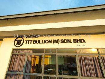 TTT bullion 3d PVC cut out 3d lettering signage signboard at puchong selangor