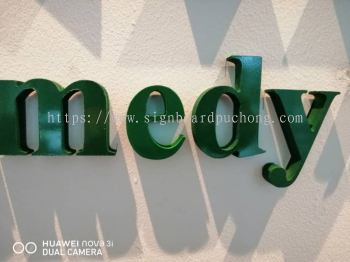 al radz PVC cut out 3d lettering indoor signage at shah alam 