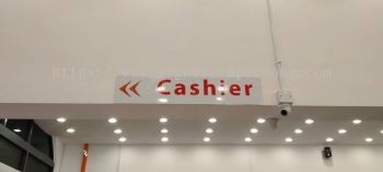 cashier ACP indoor signage signboard 