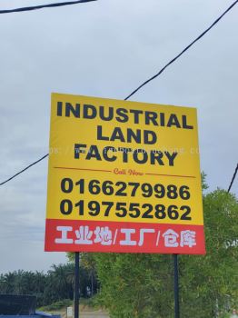 Road Side Metal GI Signage Signboard 