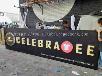 Celebratee 3D Box Up LED Frontlit Lettering Logo Signage Signboard 