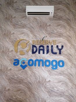 Acomogo 3D PVC Cut Out 3D Lettering Logo Indoor Signage 