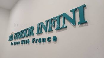 Montresor Indoor 3D PVC Cut Out Lettering Signage At Kuala Lumpur 