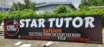 OUTDOOR STAR TUTOR 3D LED BOXUP FRONTLIT SIGNAGE at SHAH ALAM, SETIA ALAM, PUCHONG, PJ, KL, AMPANG, SUNGAI BULOH, KEPONG