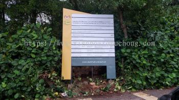 OUTDOOR JKR SPEC PROJECT SIGN at BANTING, JENJAROM, PORT KLANG, SUNGAI BULOH, KEPONG