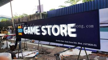 GAME STORE 3D LED BOXUP FRONTLIT SIGNAGE at PUCHONG, PJ, KL, KEPONG, SUNGAI BULOH, RAWANG, SETIAWANGSA (2)