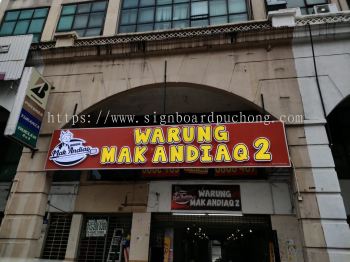 WARUNG MAK ANDIAQ 3D LED BOXUP FRONTLIT SIGNAGE at DAMANSARA, PUCHONG, PJ, SHAH ALAM, KEPONG, SUNGAI BULOH (2)