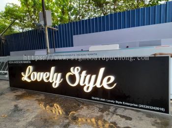 3D LED Box Up Lettering at Kuala Lumpur (KL) | Malaysia | Pandan Indah | Pandan Perdana