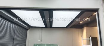 OUTDOOR RETAIL ALUMINIUM CEILING TRIM CASING 3D BOX UP SIGN MAKER AT IJOK, SUBANG, BANDAR SUNWAY, TAMAN OUG