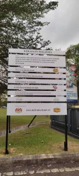 OUTDOOR CONSTRUCTION PROJECT SIGN AT KL, KLANG, SUNGAI BULOH, KEPONG, JOHOR, MELAKA | 招牌制作