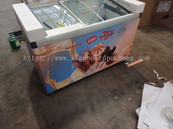 FREEZER STICKER PRINTING AND WRAPPING SERVICE AT KLANG | PUCHONG | PETALING JAYA | KEPONG