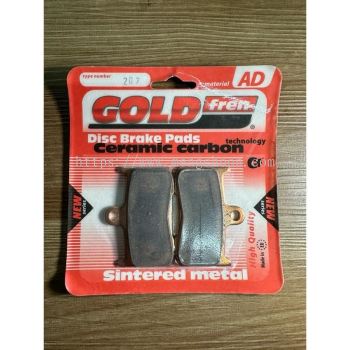 Kawasaki Z800 Z900 Suzuki GSX S750 Front Brake Pad Goldfren 207