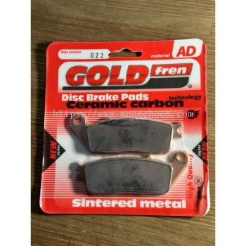 Honda CBR650F Shadow 600 Front Brake Pad Goldfren 022