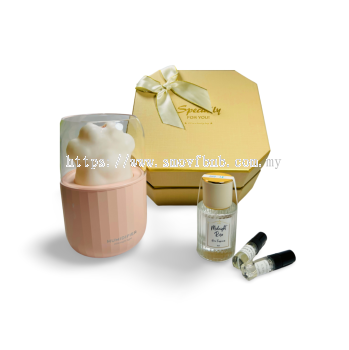 Gold White Luxury Perfume & Diffuser Sets