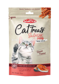 Snackies Cat Treats Salmon Flavour 70g