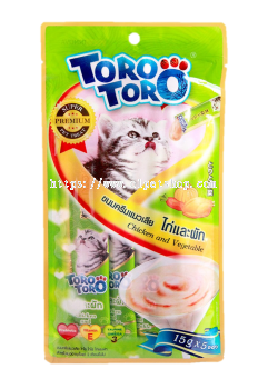 Toro Toro Super Premium Pet Treat - Chicken and Vegetable 15g x 5pcs