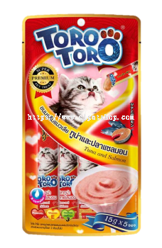 Toro Toro Super Premium Pet Treat - Tuna & Salmon 15g x 5pcs