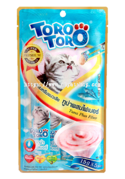 Toro Toro Super Premium Pet Treat - Tuna Plus Fiber 15g x 5pcs