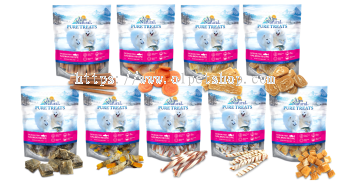 Alps Natural Pure Treats - Ocean Fish Salmon Recipe 100g: Omega-3 Rich Delicacy for Canine Wellness