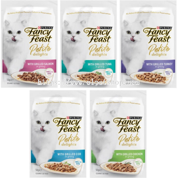 PURINA FANCY FEAST Petite Delights Pouch Bag Food 50g