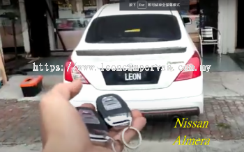 nissan almera PKE fully Keyless intelligent smart alarm system with Push start button and engine auto start