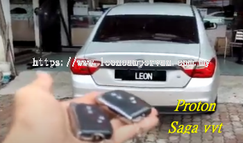 proton saga vvt PKE fully Keyless intelligent smart alarm system with Push start button and engine auto start