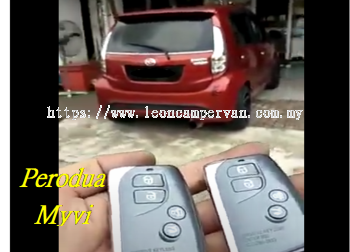 perodua myvi icon PKE fully Keyless intelligent smart alarm system with Push start button and engine auto start