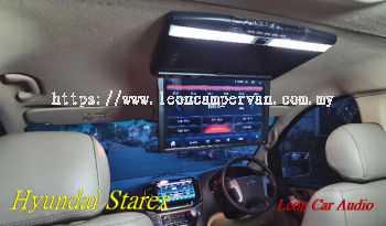 hyundai starex 17.3" fhd hdmi usb mp4 roof led monitor