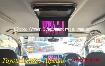 toyota alphard vellfire anh20 11.6" fhd hdmi usb mp4 roof led monitor